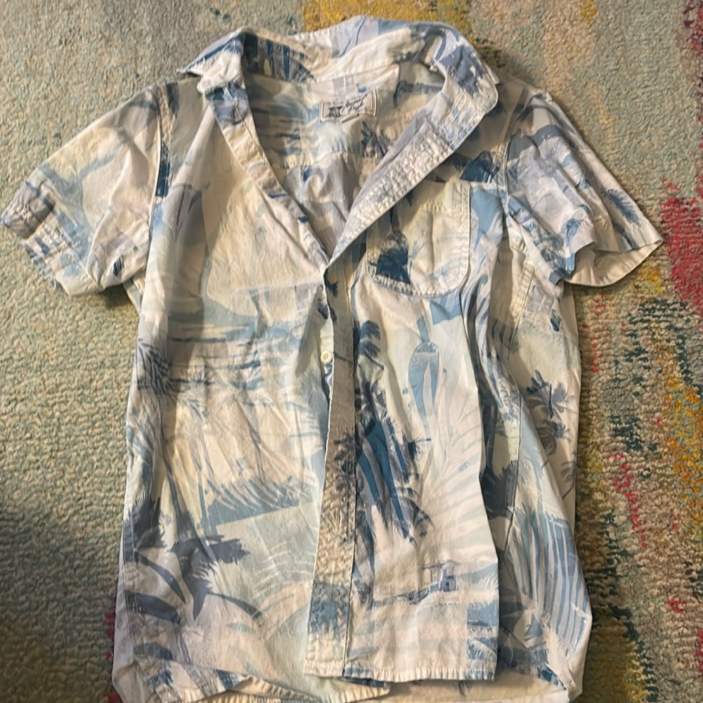 American Eagle Button Summer Shirt